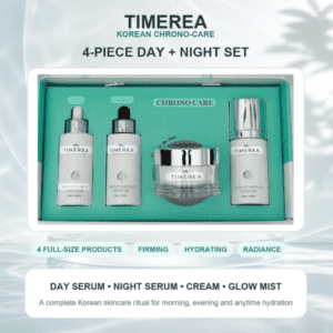 TIMEREA Full Day & Night Care Set - 4-Piece Korean Skincare Routine